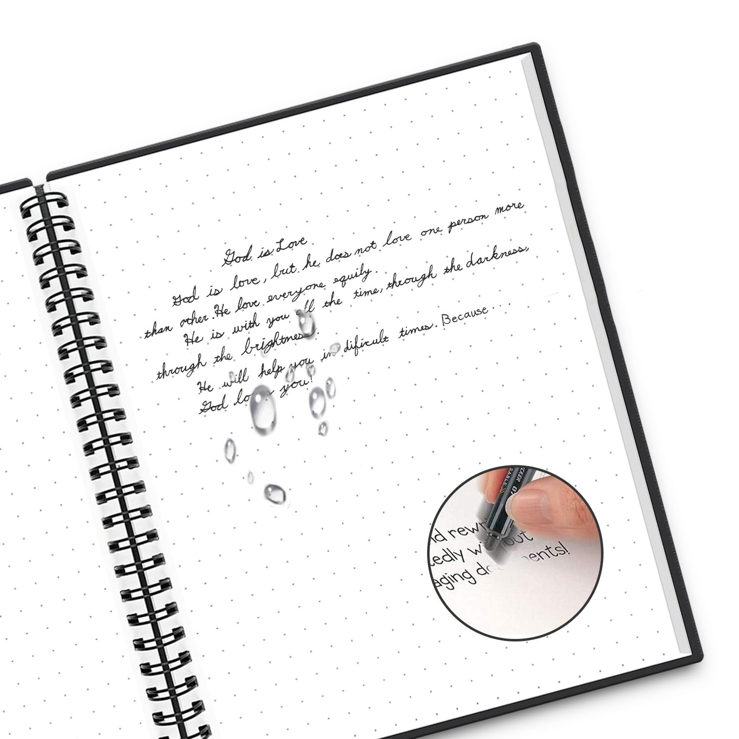 Newyes A4 Smart Reusable Notebook | APP Cloud Backup & OCR Digital Notebook | Erasable Drawing Pad for Business, Study & Creative Doodling