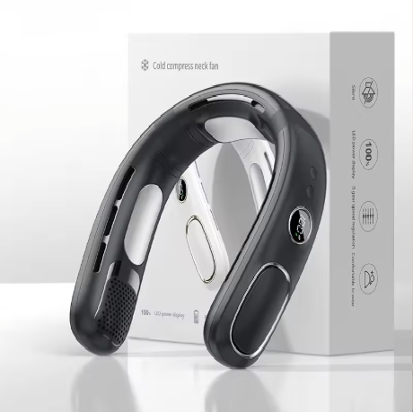 AeroChill Pro | Wearable Semiconductor Neck Air Conditioner IceBreeze 360° Wearable Neck AC Instant Ice Cooling Fan