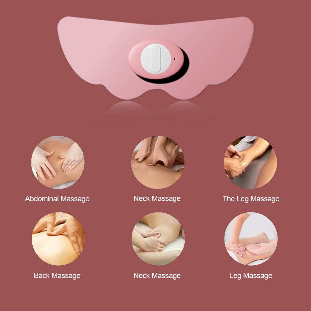 Smart TENS Therapy Relief Patch | Wearable Mini Massager for Menstrual Cramps, Neck, Shoulder & Back Pain | Digital Physiotherapy Pulse Massage | Rechargeable