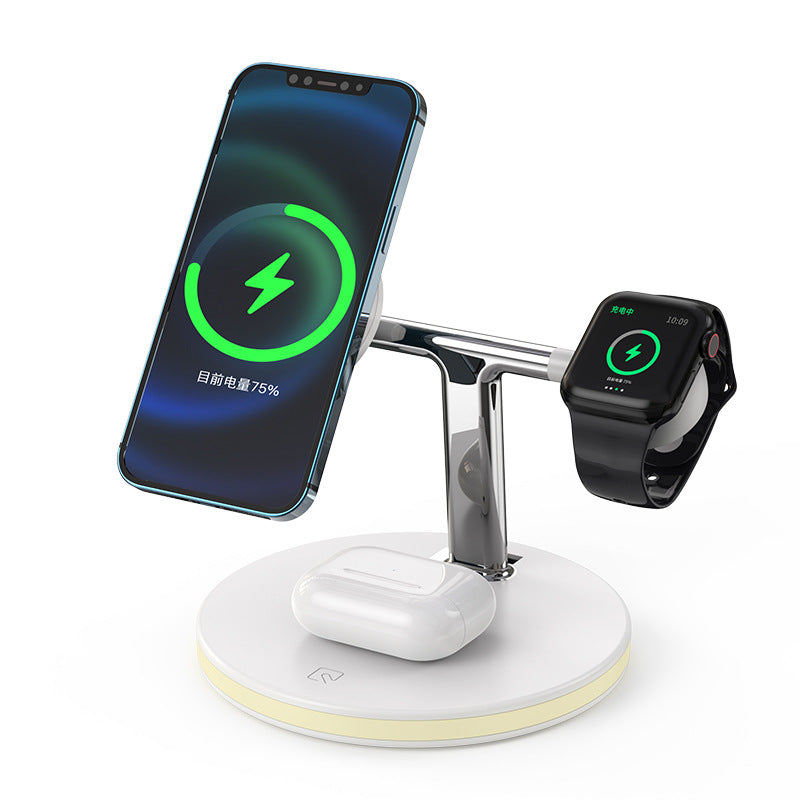 New MagSafe Wireless Charger 25W 3-in-1 Magnetic Wireless Charger Patent Source Factory