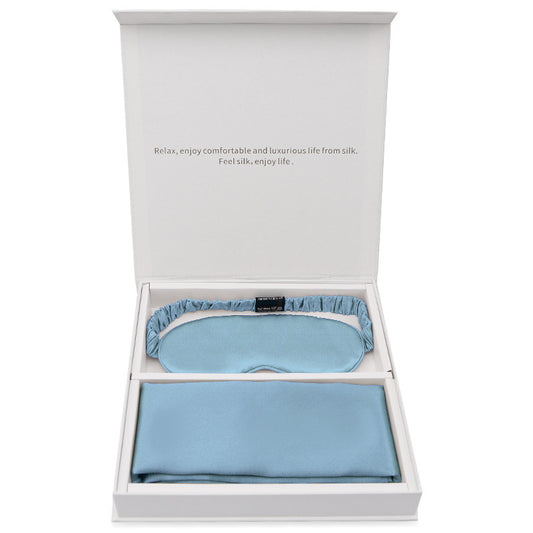 Luxury Silk Sleep Set | 100% Mulberry Silk Pillowcase & Eye Mask | Travel & Holiday Gift Box