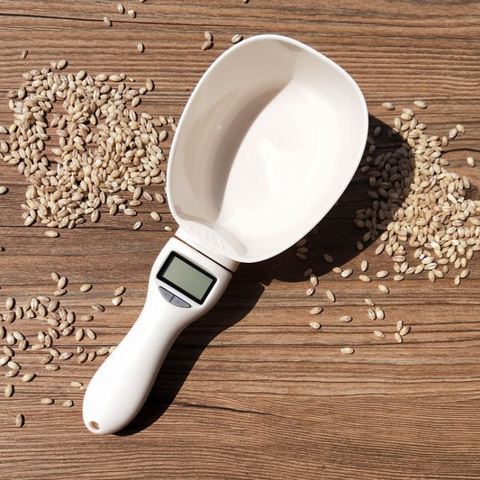 Pet Food Weighing Spoon – Accurate Electronic Scale for Cats & Dogs