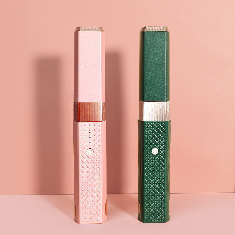 Portable straight and curling dual-use curling artifact cross-border hair straightening comb and curling iron splint that does not hurt the hair and buckles bangs straightening iron