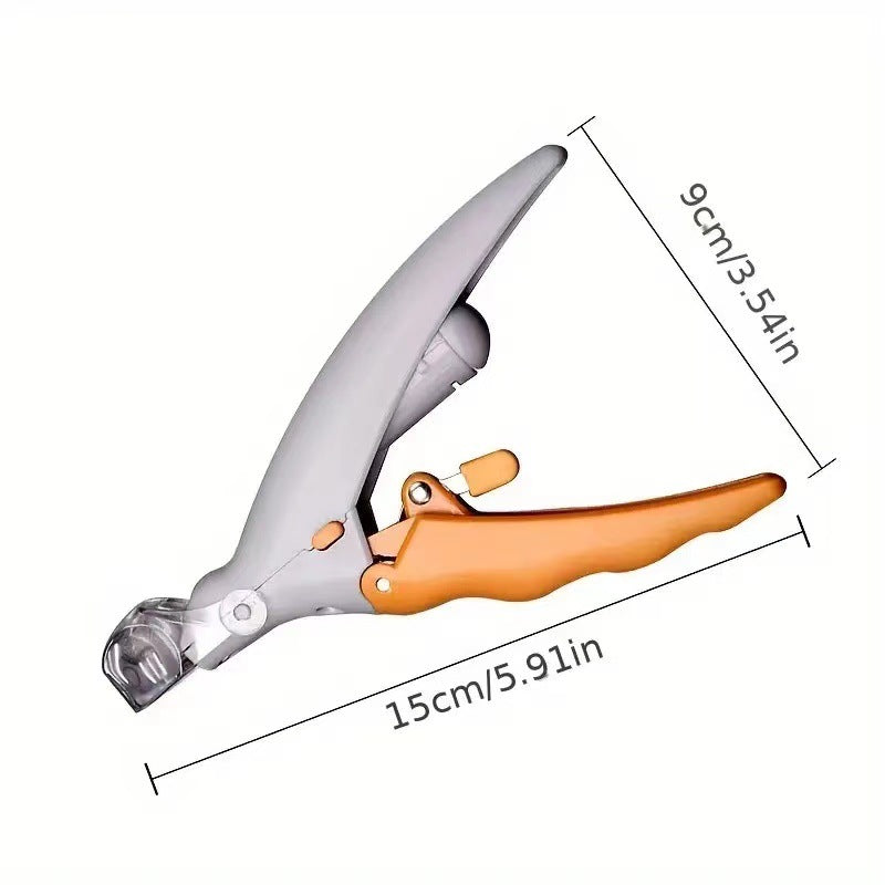 LED Light Pet Nail Clipper & Trimmer | Safe Dog & Cat Nail Clippers with Quick Sensor Light & Anti-Slip Handle | Pet Grooming Kit with Nail File