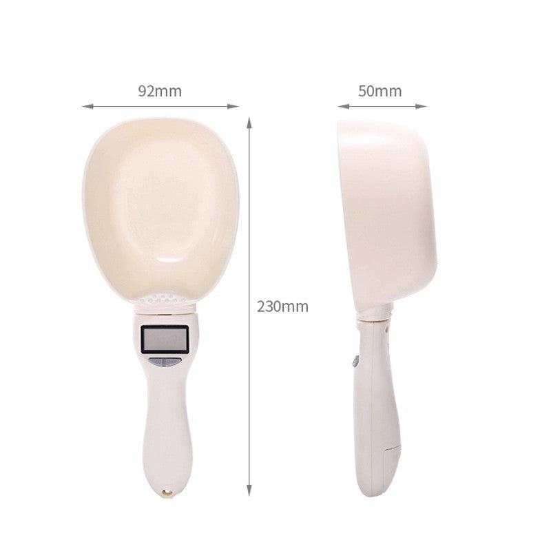 Pet Food Weighing Spoon – Accurate Electronic Scale for Cats & Dogs