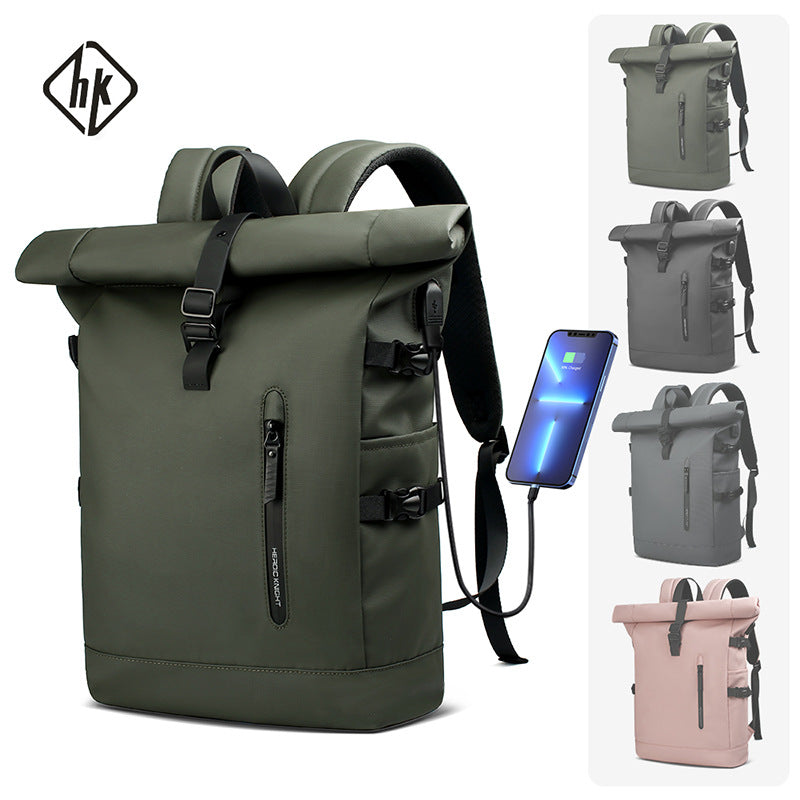 Cross-border new backpack men's leisure trend outdoor travel personality computer backpack wholesale Guangzhou luggage customization