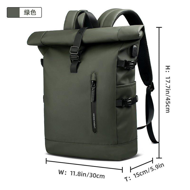 Cross-border new backpack men's leisure trend outdoor travel personality computer backpack wholesale Guangzhou luggage customization
