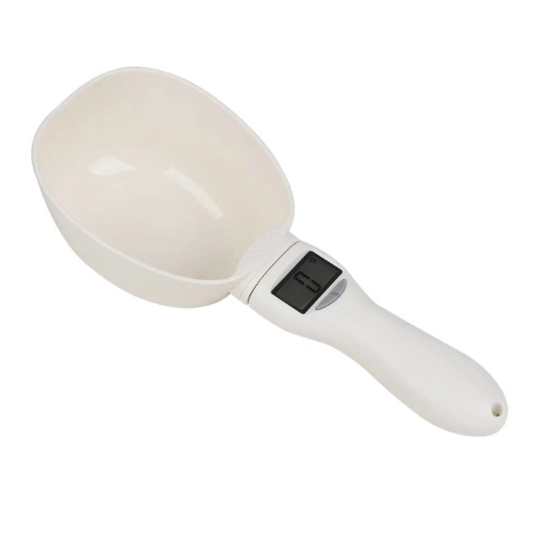Pet Food Weighing Spoon – Accurate Electronic Scale for Cats & Dogs