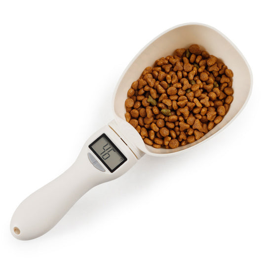 Pet Food Weighing Spoon – Accurate Electronic Scale for Cats & Dogs