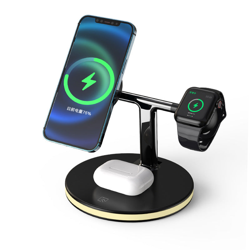 New MagSafe Wireless Charger 25W 3-in-1 Magnetic Wireless Charger Patent Source Factory