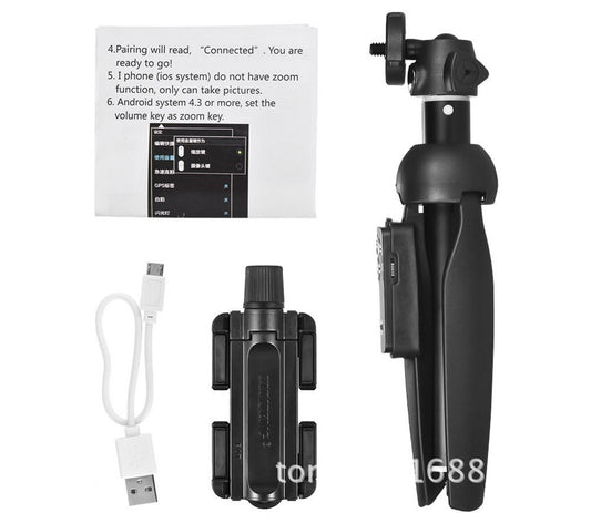 Bluetooth Selfie Stick Tripod | 100cm Extendable Aluminum Alloy Monopod with Wireless Remote