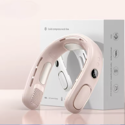 AeroChill Pro | Wearable Semiconductor Neck Air Conditioner IceBreeze 360° Wearable Neck AC Instant Ice Cooling Fan