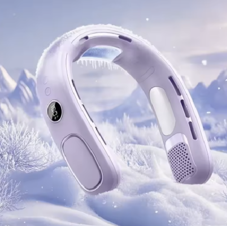 AeroChill Pro | Wearable Semiconductor Neck Air Conditioner IceBreeze 360° Wearable Neck AC Instant Ice Cooling Fan
