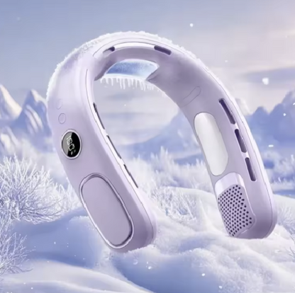 AeroChill Pro | Wearable Semiconductor Neck Air Conditioner IceBreeze 360° Wearable Neck AC Instant Ice Cooling Fan