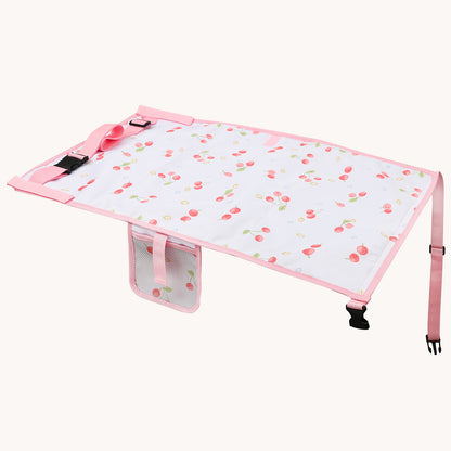 FlyBebe Airplane Travel Bed for Toddlers – Portable Children's Flight Hammock, Leg Rest Extension Pad for Economy Class, Airplane Travel Essentials (Up to 30kg, 76x44.5cm)