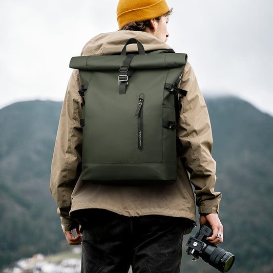 Cross-border new backpack men's leisure trend outdoor travel personality computer backpack wholesale Guangzhou luggage customization