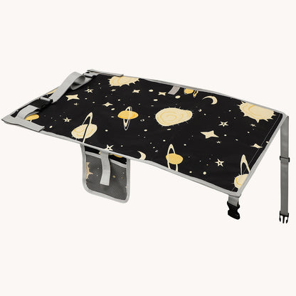 FlyBebe Airplane Travel Bed for Toddlers – Portable Children's Flight Hammock, Leg Rest Extension Pad for Economy Class, Airplane Travel Essentials (Up to 30kg, 76x44.5cm)