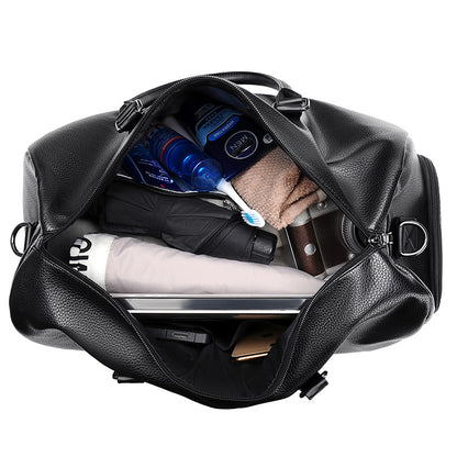 2025 new PU fitness sports bag men's and women's luggage travel bag large capacity single shoulder crossbody hand luggage bag
