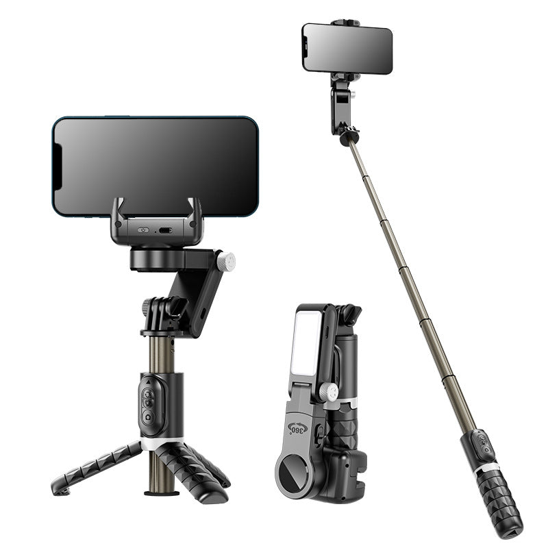 Tuoqi mobile phone gimbal stabilizer Q18 selfie stick Bluetooth anti-shake follow-up bracket retractable live broadcast tripod