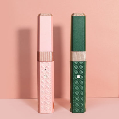 Portable straight and curling dual-use curling artifact cross-border hair straightening comb and curling iron splint that does not hurt the hair and buckles bangs straightening iron