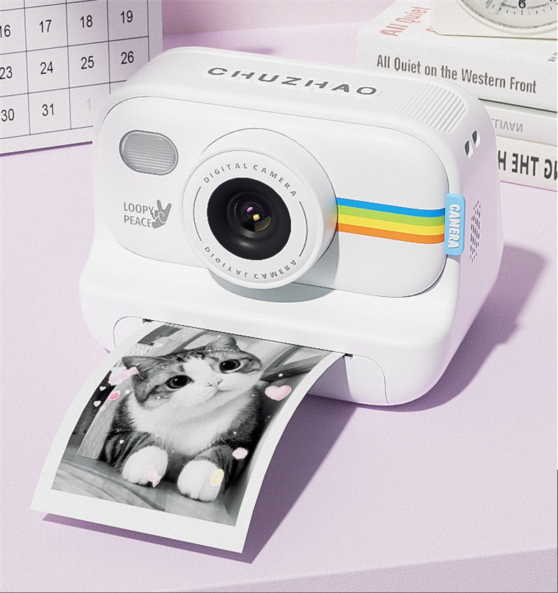 Kids Instant Print HD Camera | Portable Digital Polaroid Camera for Children with Built-in Photo Printing – Perfect Birthday & Holiday Gift