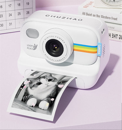 Kids Instant Print HD Camera | Portable Digital Polaroid Camera for Children with Built-in Photo Printing – Perfect Birthday & Holiday Gift