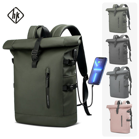Cross-border new backpack men's leisure trend outdoor travel personality computer backpack wholesale Guangzhou luggage customization