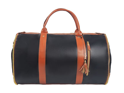 Ready-to-ship PU trolley suit Duffel luggage bag hand-held single shoulder waterproof wear-resistant large capacity travel bag