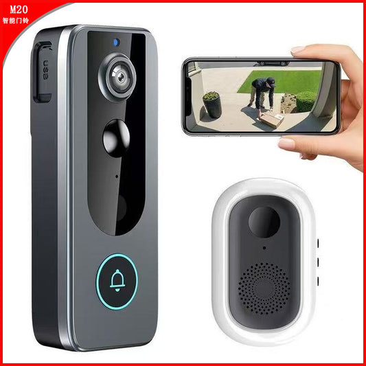 Smart WiFi Video Doorbell - Wireless Security Camera with Motion Detection & Two-Way Talk
