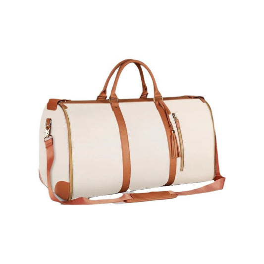 Ready-to-ship PU trolley suit Duffel luggage bag hand-held single shoulder waterproof wear-resistant large capacity travel bag