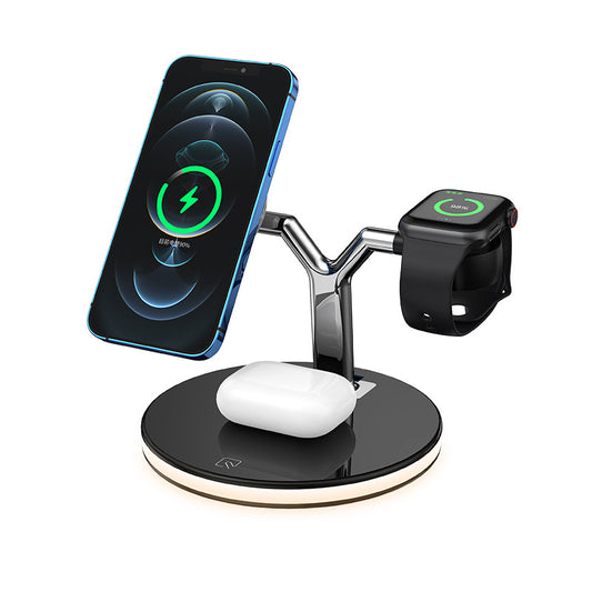 New MagSafe Wireless Charger 25W 3-in-1 Magnetic Wireless Charger Patent Source Factory
