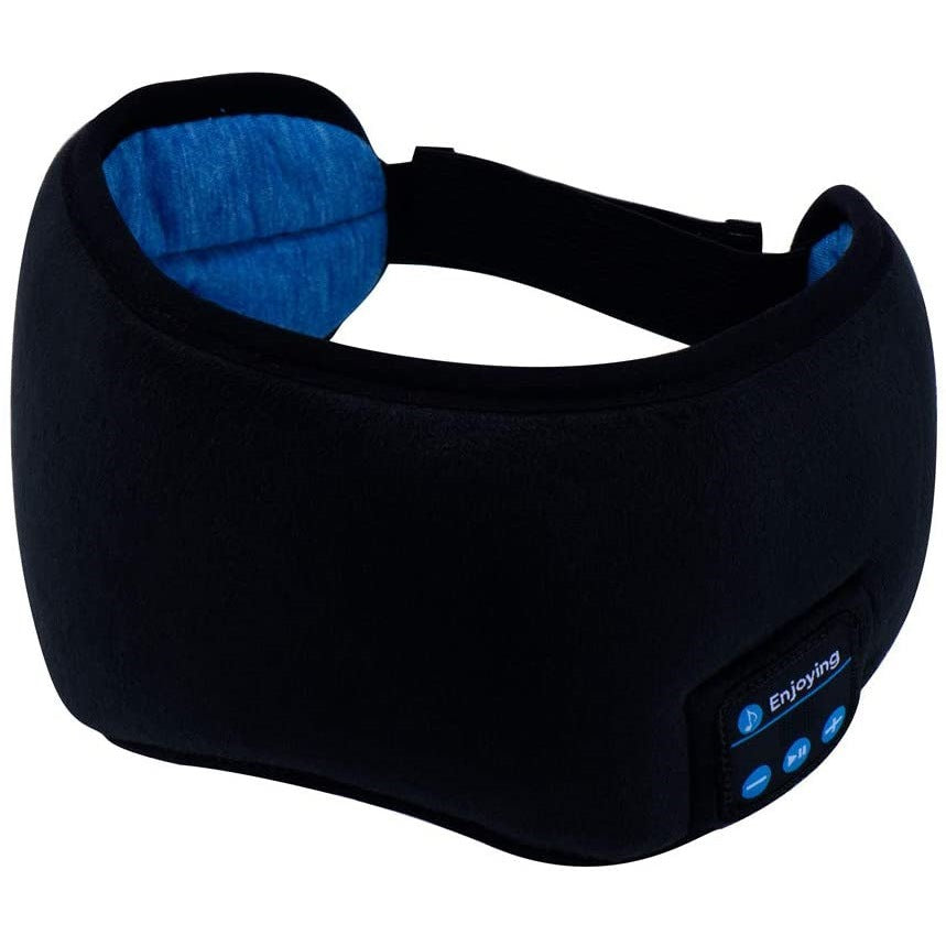 Bluetooth 5.0 Sleep Eye Mask | Wireless Music & Sleep Aid Mask | Smart Shading for Travel & Nap | Built-in Stereo Speakers