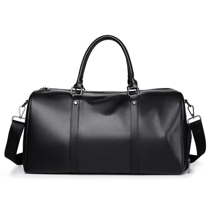 2025 new PU fitness sports bag men's and women's luggage travel bag large capacity single shoulder crossbody hand luggage bag