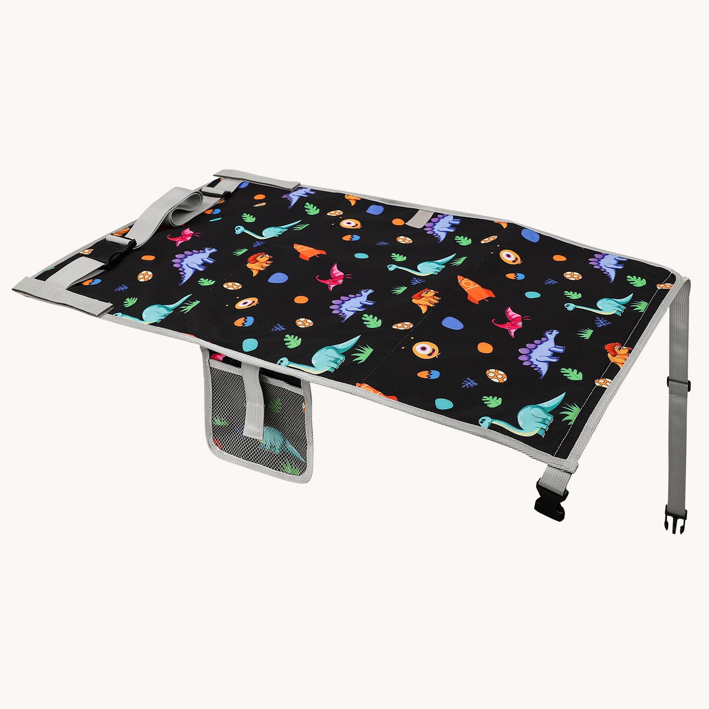 FlyBebe Airplane Travel Bed for Toddlers – Portable Children's Flight Hammock, Leg Rest Extension Pad for Economy Class, Airplane Travel Essentials (Up to 30kg, 76x44.5cm)