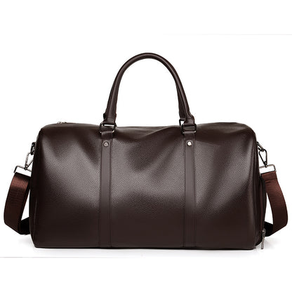 2025 new PU fitness sports bag men's and women's luggage travel bag large capacity single shoulder crossbody hand luggage bag