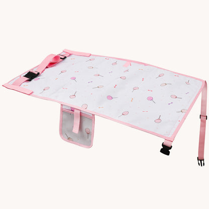 FlyBebe Airplane Travel Bed for Toddlers – Portable Children's Flight Hammock, Leg Rest Extension Pad for Economy Class, Airplane Travel Essentials (Up to 30kg, 76x44.5cm)