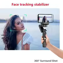 Tuoqi mobile phone gimbal stabilizer Q18 selfie stick Bluetooth anti-shake follow-up bracket retractable live broadcast tripod