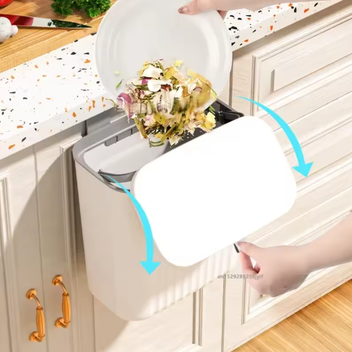 Wall-mounted Trash Bin