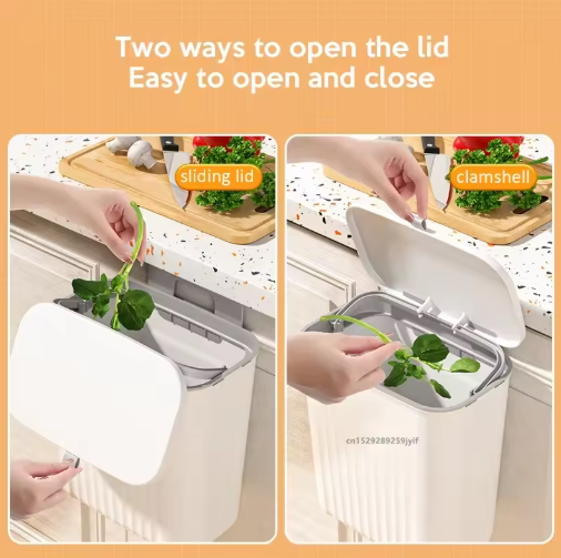 Wall-mounted Trash Bin